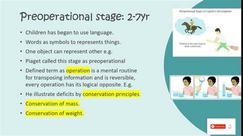 pre operational thought flashcards.